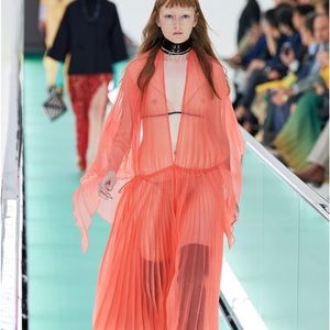 Gucci sheer organdy RTW gown
